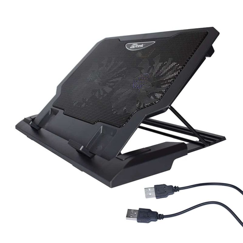 Cooler Para Notebook Doble Ventilador De Cm Niveles Ut