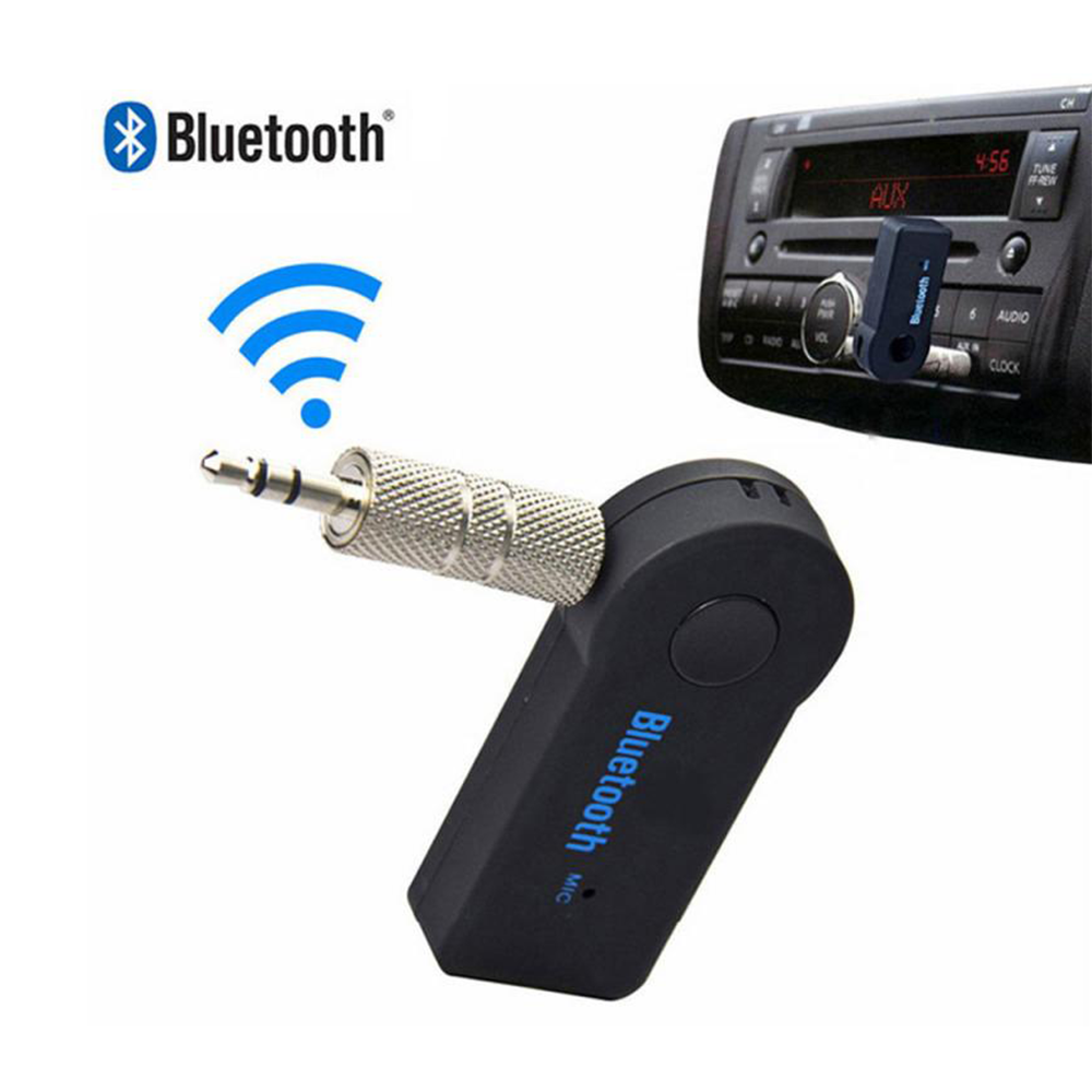 Adaptador receptor Bluetooth para coche, transmisor de 3,5mm adaptador Jack
