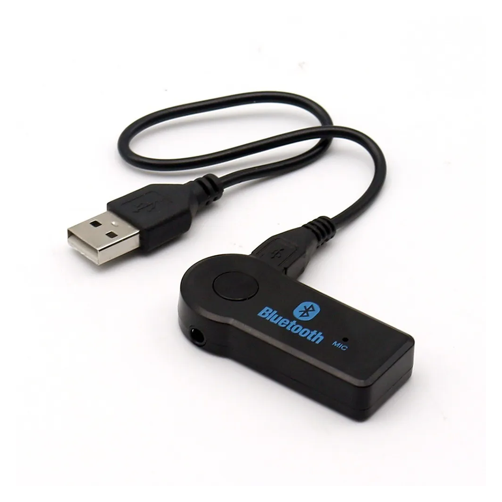 Comprar Receptor Bluetooth para automóvil Conector auxiliar de 3,5 mm a USB  Adaptador de audio para automóvil Reproductor de música MP3 automático  Dongle USB para teclado inalámbrico Altavoz de radio FM