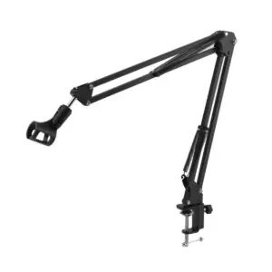 Brazo Soporte Metálico para Micrófono Articulado Ajustable