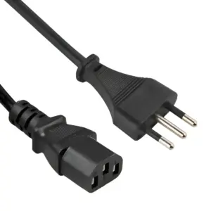 Cable de Poder para PC 1.8Mts Cobre C13 3Am/5Amp 220V Nacional
