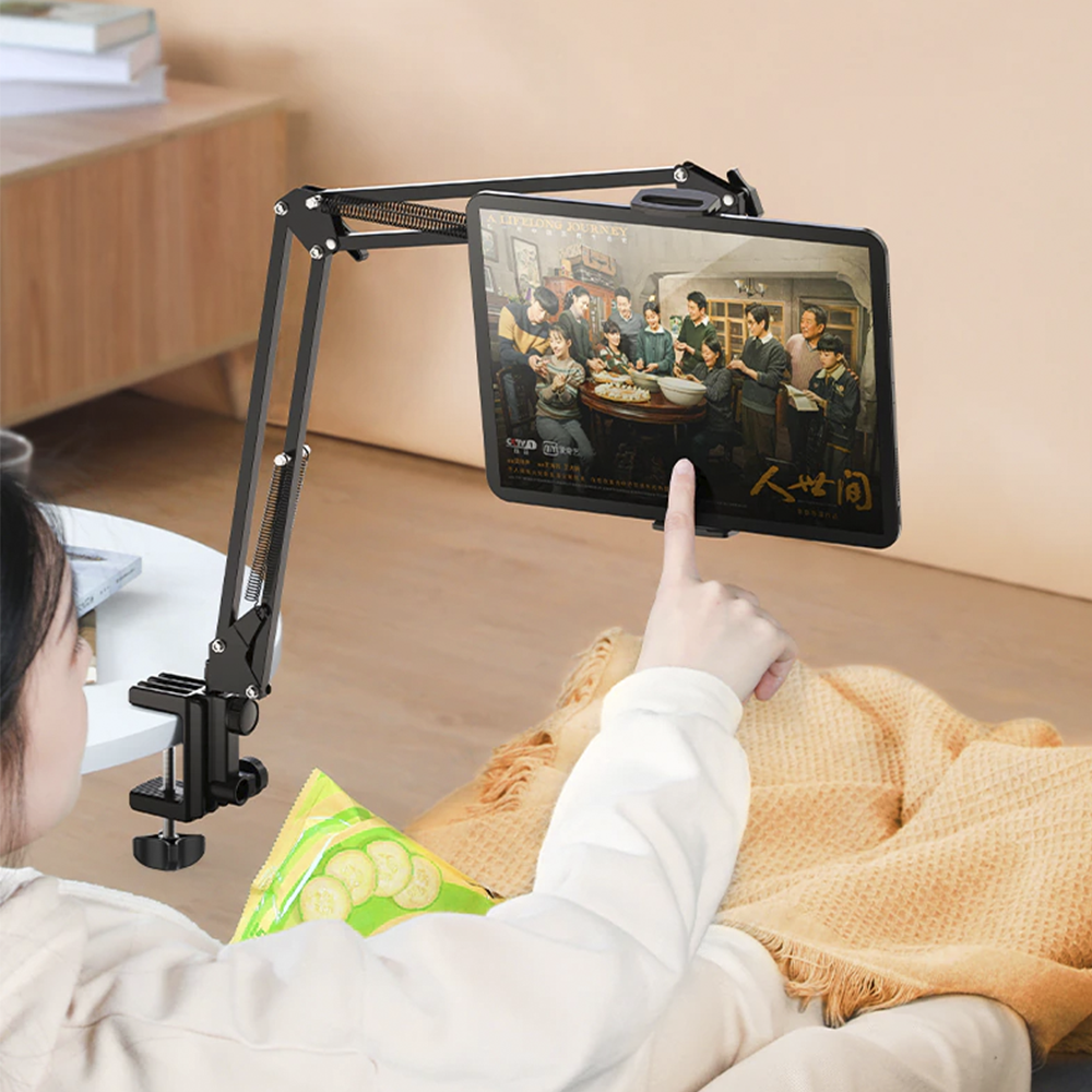 soporte para celular tablet tableta de cama escritorio giratoria 360 brazo  New