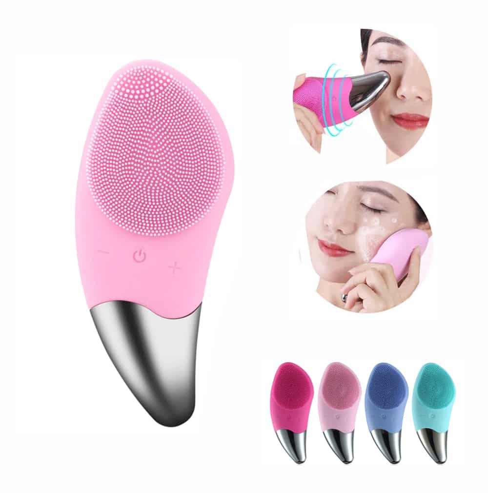 Cepillo Limpiador Facial Sónico de Silicona Recargable Exfoliación – SIPO