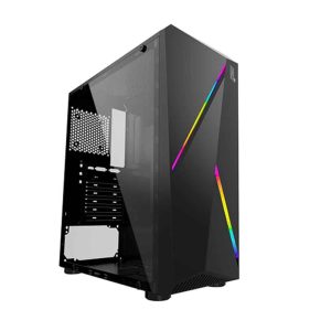 Gabinete Hype Legend RGB Vidrio Templado (Mini ITX, Micro, ATX, ATX)_NEGRO