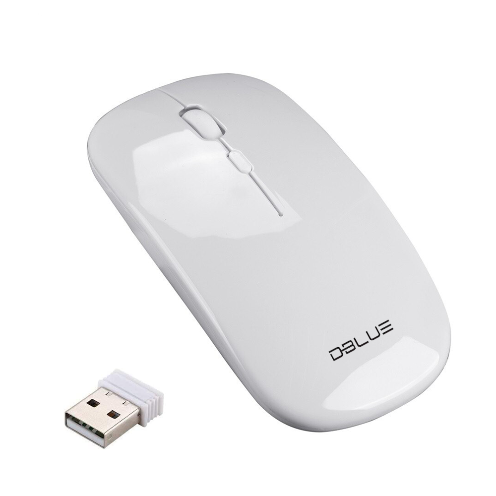 Ratón de oficina blanco con cable USB, Empresas