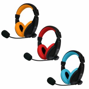 Audífonos Gamer Monster Games 29MTG550, con Micrófono, conexión 3.5 Stereo (PS4, SWITCH, ONE, PC)