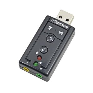 Tarjeta adaptador de audio USB Estereo 7,1 3D