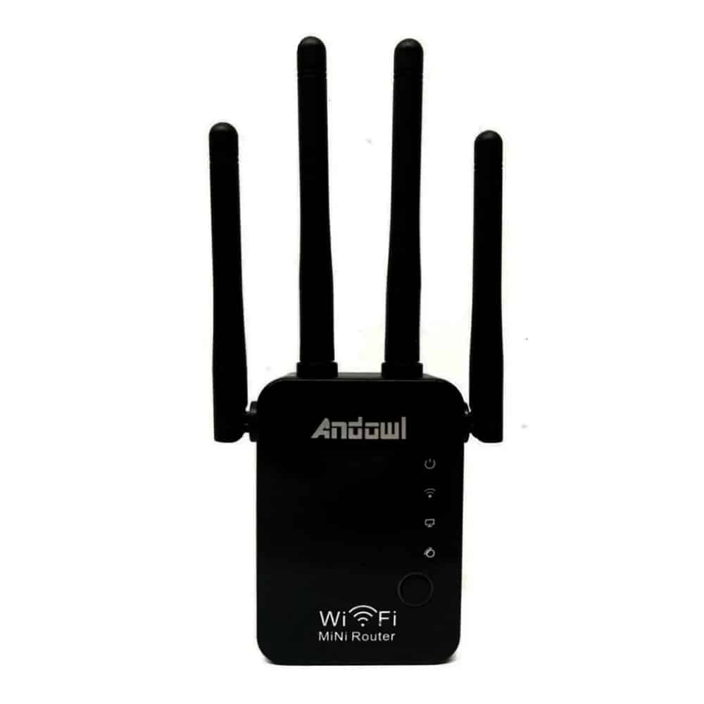 Repetidor Inalámbrico Wifi Andowl Q-A45 – 4 Antenas externas – SIPO