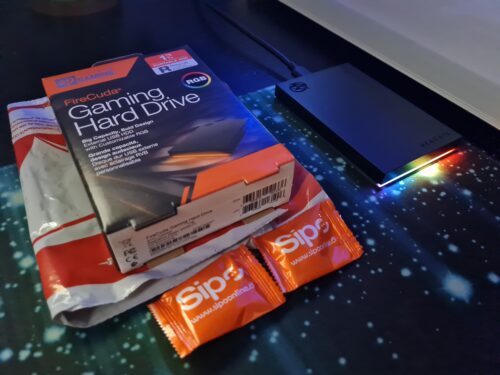 Disco Duro Externo Seagate FireCuda 1TB (RGB, 2.5", 5400 Rpm) photo review