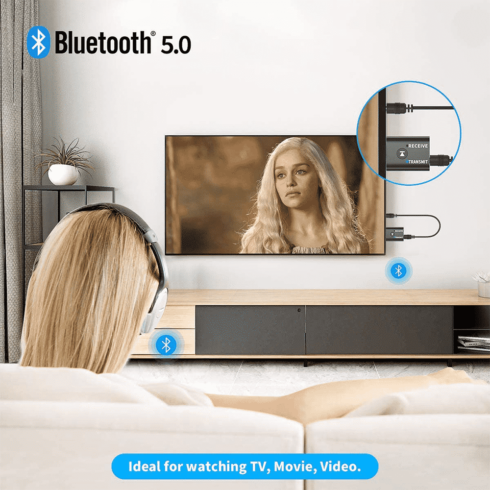 Transmisor y Receptor de Audio Bluetooth 5.0 Tecnolab®