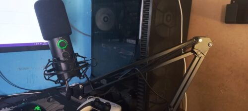 Kit Micrófono Profesional Kronos Mistral Pro - con Brazo, Anti shock y Anti Pop photo review