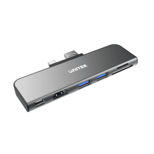 HUB Unitek 6 en 1 para Surface Pro (HDMI, Mini DPort, USB 3.1, MicroSD)1