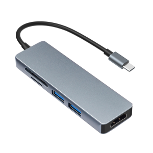Hub Adaptador USB-C 5 en 1 (HDMI,2x USB 3.0, TF, SD) Macbook-1
