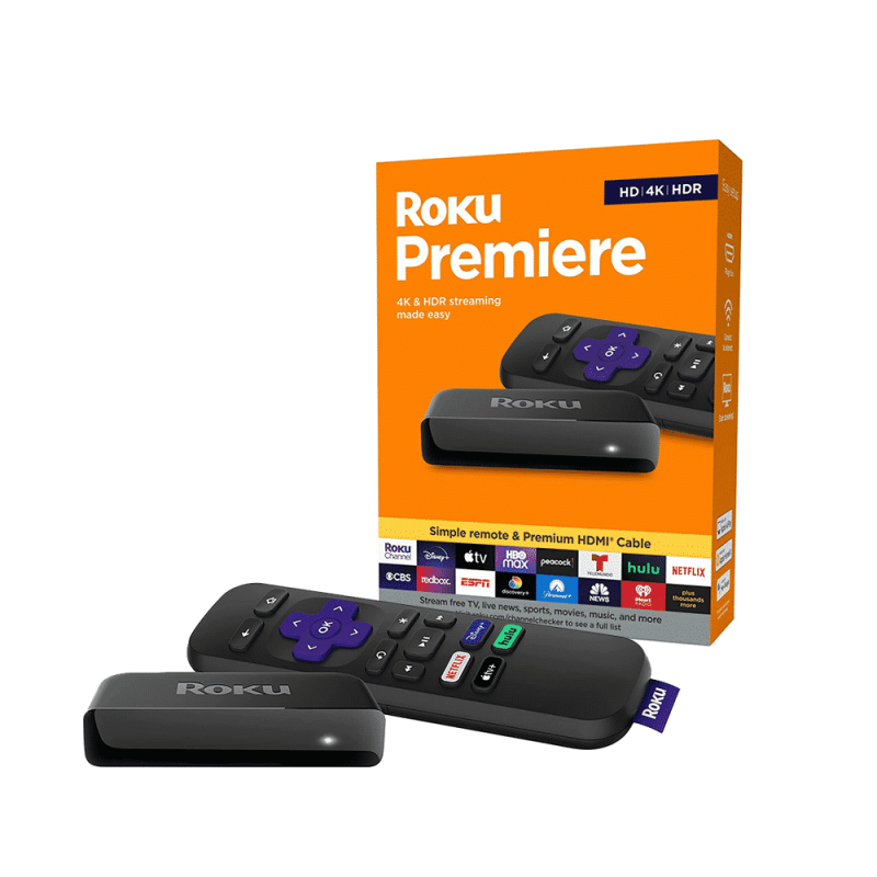 Roku Premiere 3920RW - 4K, HD, HDR, 60FPS1