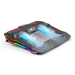 Turbo Cooler Base Ventilador Notebook Gamer RGB - ángulo ajustable-1