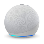 Amazon Echo Dot 4th Gen Con Asistente Virtual Alexa 110v240v - Glacier White-1