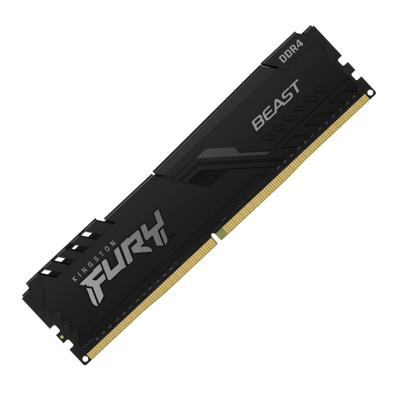 Memoria Ram Kingston Fury Beast, DDR4 - 4GB, 3200MHz , DIMM, CL16-0