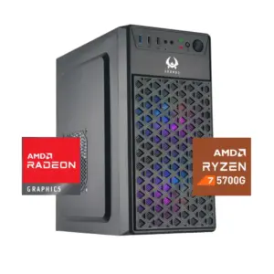 PC Gamer Dreamfyre 7: Ryzen 5700G, SSD M.2, RAM 16/32GB (3200MHz, D-Channel) – WiFi USB