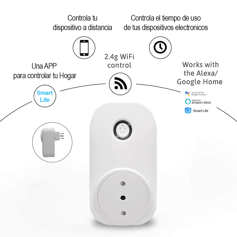 Enchufe Inteligente Wifi Para Google Home Y Alexa  – AM Importadora