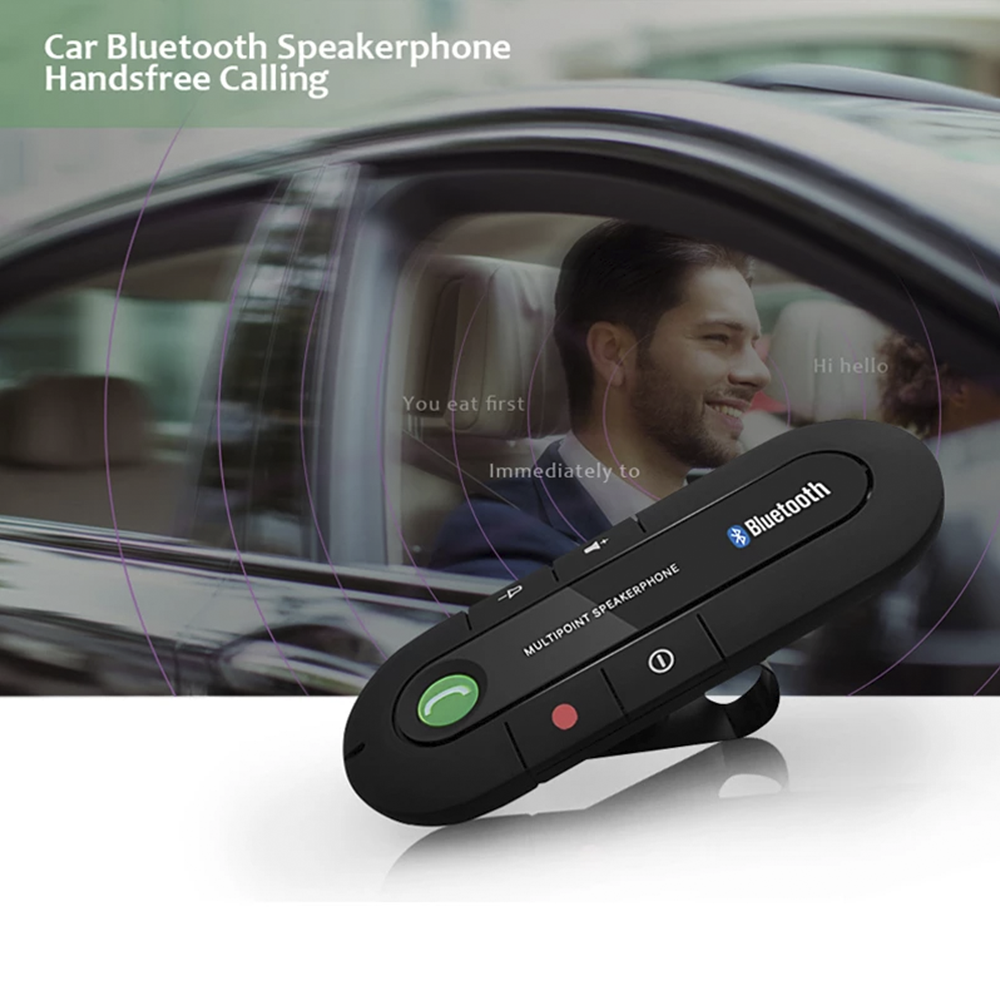 Manos Libres para Coche, Altavoz Bluetooth 5.0 para Automóvil
