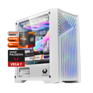 PC Gamer Dreamfyre 5 White: Ryzen 5600GT, SSD M.2, RAM 16GB (3200MHz, D-Channel)
