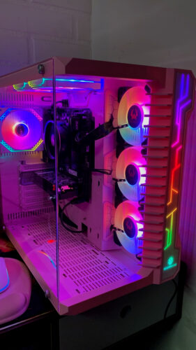 Gabinete Gamer Snow Diamond (ATX, Vidrio Templado, USB 3.0)  - Pink photo review