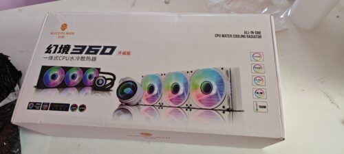 Refrigeración Líquida Wjcoolman UFO 360mm ARGB sincronizable (Intel / AMD) - Whi photo review