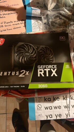Tarjeta Video MSI RTX 3060 VENTUS 2X 12G OC, 192-bit PCI 4.0 photo review