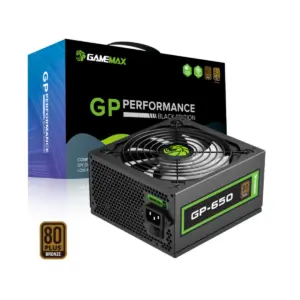 Fuente de Poder GameMax Black Edition GP-650 de 650W 80+ Bronce, ATX