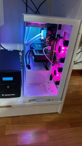 Gabinete Kronos Prisma Pro White RGB ATX, Vidrio Templado, USB 3.0 photo review