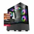 PC Gamer Halo Plus: Ryzen 5600, SSD M.2, RAM 16GB, RX 6600, Wifi - 500 GB