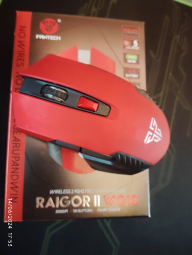Mouse Gamer Inalámbrico Fantech RAIGOR II WG10 Red Edition photo review