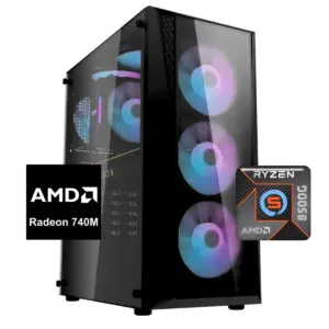 PC Gamer Titan 5: Ryzen 5 8500G, SSD M.2, Radeon 740M, 16GB/32GB RAM DDR5