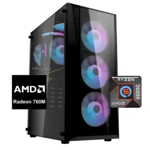 PC Gamer Titan 6: Ryzen 5 8600G, SSD M.2, Radeon 760M, 16GB/32GB RAM DDR5