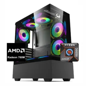 PC Gamer Titan 6: Ryzen 5 8600G, SSD M.2, Radeon 760M, 32GB RAM DDR5