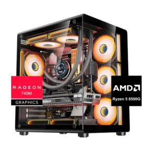 PC Gamer Titan 5: Ryzen 5 8500G, SSD M.2, Radeon 740M, 16GB/32GB RAM DDR5