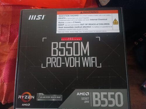 Placa Madre MSI B550M PRO-VDH WIFI Socket AM4, 4xDDR4, Ryzen photo review