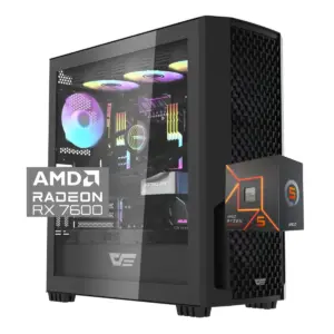 Pc Gamer Viper 8400F-7600: Ryzen 5 8400F, SSD M.2, RAM 16/32GB, RX7600 8GB, Wifi