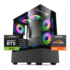 PC Gamer Warrior 3050 6GB: Ryzen 5500, SSD M.2, RAM 16GB, RTX 3050 6GB - 500 GB