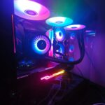 Gabinete Kronos Frost Black, ATX, Panel Vidrio, 7 Fan ARGB photo review