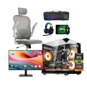 Combo Setup Gamer: PC Warrior 3050, Monitor, Silla y periférico