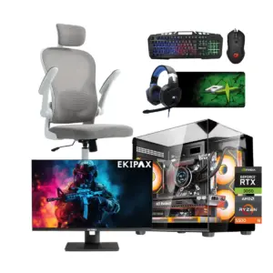 Combo Setup Gamer: PC Warrior 3050, Monitor, Silla y periférico