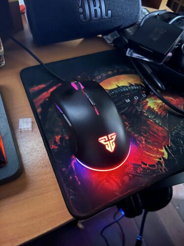 Mouse Gamer Fantech Blake X17 Black, 10.000 dpi, 7 botones photo review