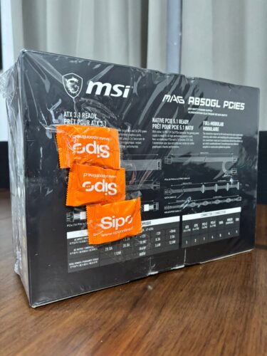 Fuente de Poder MSI MAG A850GL PCIE5 850W, Modular, 80+ Gold photo review
