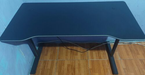 Escritorio Mesa Gamer Griffin, acero reforzado, soporta 120kg photo review