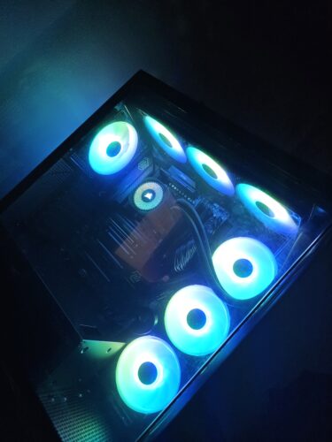 Gabinete Gamer Gigabyte C500 Panoramic Vidrio templado ATX 4Fan photo review