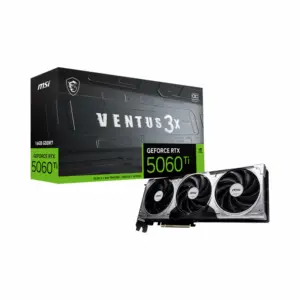 Tarjeta de Video MSI RTX 5060 TI 16GB VENTUS 3X OC GDDR7 PciE-5