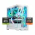 PC Gamer Warrior 3050 6GB White: Ryzen 5500, SSD M.2, RAM 16/32GB, RTX 3050 6GB