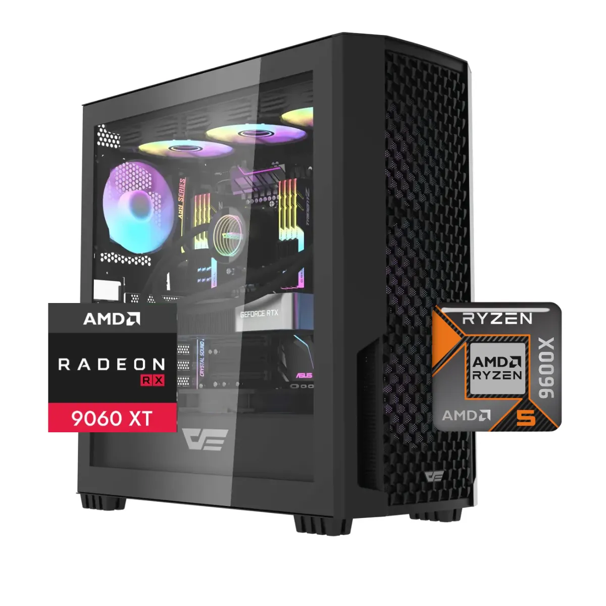 Pc Gamer Magmar Plus: Ryzen 5 9600X, 16G/32GB DDR5, RX 9060 XT