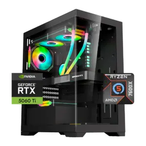 Pc Gamer Magmar Ultra: Ryzen 5 7600X, 16GB/32GB DDR5, RTX 5060 Ti 8G